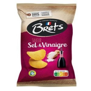Bret’s Chips à l’huile de tournesol, sel & vinaigre – 125g